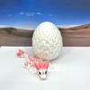 3D Printed Baby Dragon with Dragon Egg, Articulated Clover, Crystal, Easter, Rose, Gemstone, Orchid, Sushi, Woodland Baby Dragon, Fidget ADHD Toy BD007WP-WE (Easter Dragon) view 1