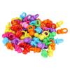 100Pcs Acrylic Pacifier for Games Bulk Tiny Pacifiers for Pacifier Hunt Party Shower Favors and Birthday Decorations Transparent Blue view 1