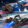 ADUSRIZ 8WD Gesture Sensing Road Stunt Car, Remote Control Cars with LED Light, Music and Spray, Drift RC Car Toys Gifts for 6-12 Years Old Boys Girls view 2