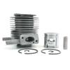 YFLRHENJ 40mm Cylinder Kit Compatible with B45 RC45 BP45 GP450 DYB454 Weedeater Brush Cutter Includes Piston Rings Pin Clips Assembly view 1