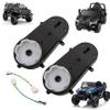 2Pcs weelye Driving Gearbox with Motor RS390 12 Volt 20000 Aperture 0.47in Motor for Children Ride On Car Replacement Parts view 1