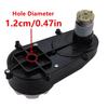 2Pcs weelye Driving Gearbox with Motor RS390 12 Volt 20000 Aperture 0.47in Motor for Children Ride On Car Replacement Parts view 3