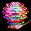 NWLAEWR Flying Orb Ball Toy, 2026 Upgrade Hand Controlled Hover Ball with LED Lights, 360 Rotating Boomerang Globe Cool Mini Drone, Ideal Birthday&Christmas Gift for Boys Girls-Bright Red view 1