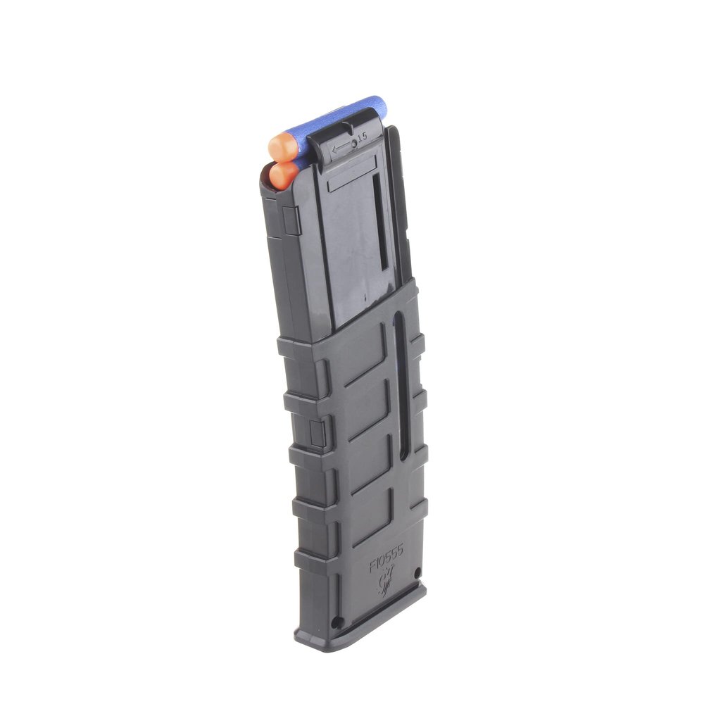 Workermod F10555 Style 15-Dart Magazine Clip for Nerf N-Strike Elite Toy (Black)