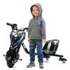 Awjaisca Electric Drift Trike for kids,Drift Cart,Big Wheel Drifting Tricycle for Ages 8+ with Strong Steel Frame,Crazy Kart, 12V Electric Ride-On Car with Swivel, Slide, and 360 Drift Features,Black view 1