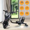 Awjaisca Electric Drift Trike for kids,Drift Cart,Big Wheel Drifting Tricycle for Ages 8+ with Strong Steel Frame,Crazy Kart, 12V Electric Ride-On Car with Swivel, Slide, and 360 Drift Features,Black view 4