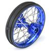 Pro-Line Racing 1/4 Pro-Spec Aluminum V2 Bead Rear Wheel Assembled Blue Promoto-MX PRO283700T1 view 3