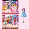 OSQI Princess Magnetic Dress Up Dolls Games, Magnetic Dress Up Play Set for Girls, Travel Road Trip Airplane Activity Toys with 3D Magnetic Game Scene, Magnetic Paper Dolls for Girls Ages 4-7 view 4