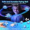NWLAEWR Flying Orb Ball Toy, 2026 Upgrade Hand Controlled Hover Ball with LED Lights, 360 Rotating Boomerang Globe Cool Mini Drone, Ideal Birthday&Christmas Gift for Boys Girls-Bright Blue view 2