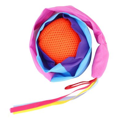 Drfeify Catch Tail Balls, Rainbow Tail Ball, Polyester Cotton Soft Safe Catch Throw Sensory Training Educational Playground Colorful Meteor Ball with Long Tails, for Kids Kindergarten