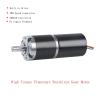 150kg.cm Powerful Torque 12V 24V DC Brushless Planet Gear Motor with FG Reverse PWM Speed Regulation Planetary BLDC Gearmotor(571 RPM,12V) view 2
