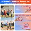 NWLAEWR Flying Orb Ball Toy, 2026 Upgrade Hand Controlled Hover Ball with LED Lights, 360 Rotating Boomerang Globe, Cool Mini Drone, Ideal Birthday&Christmas Gift for Boys Girls-Blue & Red view 3