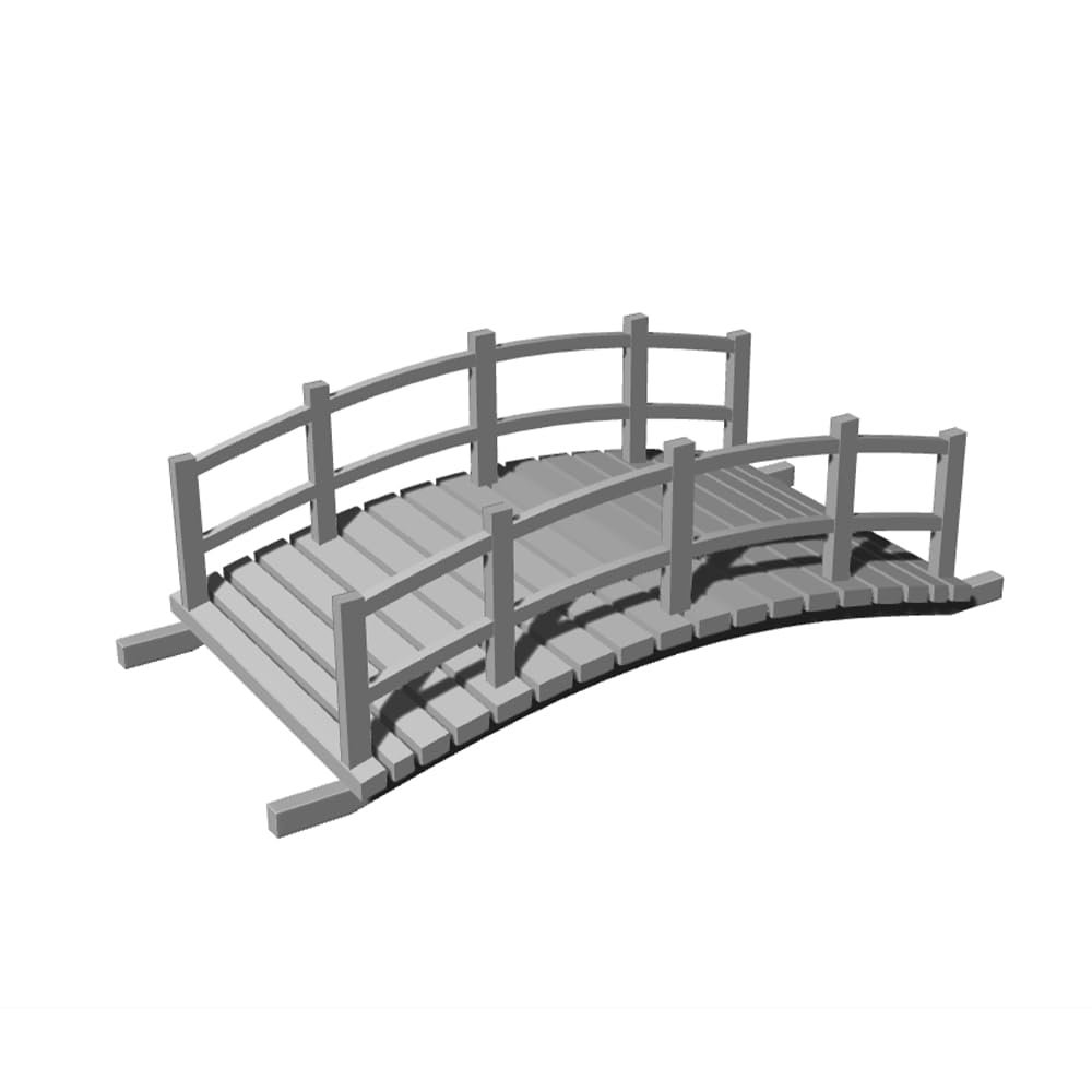 MRY-SFW LYT87175 1/87 HO Scene Model Park Bridge 4pcs
