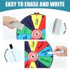 12 Inch 10 Slot Prize Wheel, Spinning Wheel for Prize, Prize Wheel Spinner with Stand, Tabletop Spinner Wheel with Dry Erase Markers and Eraser, Carnival Spin Wheel for Trade Show, Fortune Spin Game view 3