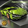 Chodia Sport Race Car Building Block Sets for Adults Boys,Green Racing Supercar Toys Kits with LED Light Collectible 1:14 Model Construction Birthday for Teens Age 8-12 12-16(1254 PCS) view 2