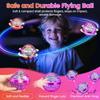 NWLAEWR Flying Orb Ball Toy, 2026 Upgrade Hand Controlled Hover Ball with LED Lights, 360 Rotating Boomerang Globe, Cool Mini Drone, Ideal Birthday&Christmas Gift for Boys Girls-Red & Purple view 2
