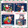 Christmas Money Box for Cash Gift Pull, Money Holder Cash Gift for Kids Adults, DIY Fun Holiday Cash Box, Surprise Gift Box for Parents, Lovers and Friends, Includes 50Pcs Transparent Bags (Blue) view 3