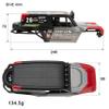 MEUS Racing MB18 TRX4M Body & Chassis Kit for Traxxas TRX4M Defender Bronco K10 F150 High Trail 1/18 RC Crawler Upgrades Parts (Red&Black) view 2