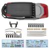 MEUS Racing MB18 TRX4M Body & Chassis Kit for Traxxas TRX4M Defender Bronco K10 F150 High Trail 1/18 RC Crawler Upgrades Parts (Red&Black) view 3