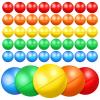 Vaguelly 50Pcs Lottery Bingo Ball Colored Raffle Balls 1.57 Inch Mini Plastic Hollow Drawing Lottery Game Easy Open Party Game Supplies view 1
