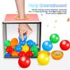 Vaguelly 50Pcs Lottery Bingo Ball Colored Raffle Balls 1.57 Inch Mini Plastic Hollow Drawing Lottery Game Easy Open Party Game Supplies view 2