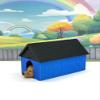3D Printed Dog with Dog House, Articulated Labrador Retriever, Husky,German Shepperd,Golden Retriever Collie, Border Collie, Australian Shepherd Toy (Labrador Retriever, Blue and Black Doghouse) view 4