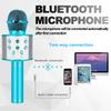 ZZLWAN Bluetooth Karaoke Microphone Wireless: Portable Handheld Mic for Kids Adults Singing - Perfect for Christmas Birthday Holiday Party view 2