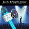 ZZLWAN Bluetooth Karaoke Microphone Wireless: Portable Handheld Mic for Kids Adults Singing - Perfect for Christmas Birthday Holiday Party view 4