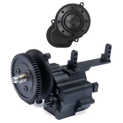VBCERSDZ RC Transmission Gear Box Compatible with Axial for Wraith 90018 90053 90048 CNC Aluminum Transmission Case Center Gearbox and Gearbox Cover 1/10 RC Crawler