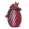Flavery 3D Printed Dragon Egg with Flexible Crystal Dragon Inside, Colorful Fidget Toy, Birthday Gift, Desk Pet Figure - 12 Dragon (Black Red) view 2
