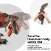 Tyrannosaurus Rex Action Figure Toy - Continuing Head Strike T Rex Dinosaur Toy with Roar & Light Up, Neck Attack, Tail Flick Attack, Movable Jaws and Limbs, Dinosaur Toys for Kids 3-5 6 7 8 view 2