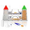 ELNMLHT Ant Farm Kit for Kids, Sand Ant Colony Terrarium Kit for Educational & Learning Science Toy for Boys, Girls & Adults (Red Green) view 1