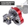 Alloy RC Center Gearbox Case Upgrades Part, Upgrade Accessory Center Gearbox with Motor Mount Replacement Parts for AX10 SCX10 1/10 Scale RC Crawler Car view 3