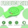 Seenelling Maze Balance Board for Kids Plastic Wobble Rocker Balance Board with Mini Balls Load 220lb Balance Game with Handles for Toddler Balancing Exercise Equipment Game, 24.5 x 11.8 Inch (Green) view 2