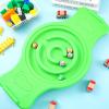 Seenelling Maze Balance Board for Kids Plastic Wobble Rocker Balance Board with Mini Balls Load 220lb Balance Game with Handles for Toddler Balancing Exercise Equipment Game, 24.5 x 11.8 Inch (Green) view 3