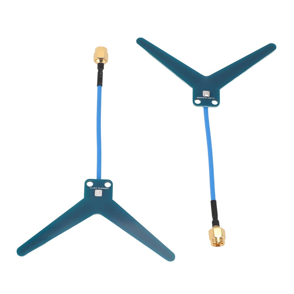 FPV Antennae, 2Pcs 1.2GHz 1.3GHz 3dBi Dipole Antennae with Wide Signal Coverage, Professional Antennae for RC Drone Goggles Display Transmitter VTX Receiver