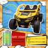 wanan XL 24V 10AH Ride on Toys for Big Kids Real 2-Seater, 4x4 4WD Motor Ride on Car Kid UTV for Kids 3-8, Remote Control, Bluetooth Music, 4 Spring Suspension, 22" Spacious Seats (Yellow) view 4