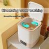 Small Washing Machine 10L Large Capacity Washer 9.5X9.5X11in Portable Washing Machine For RV Home Apartments Dorms Camping Travel Space Saver(Pink) view 2