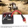 35A 2S RC Brushless ESC, Lightweight Portable Speed Controller with Low Voltage Cutoff and Temperature Control, for SCY 16101 16102 16103 16201PRO 1/16 RC Car view 3
