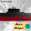 12 Tyhpoon Submarine Toy, Soviet Era Submarine Model, ColdWar submarine, Titanic Toy, Titanic Model, Titanic Toys For Kids, Toy boat, Toy Ship view 4