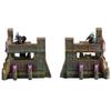 Forward Guard Corner Bunkers Miniature Terrain for Wargames and RPGs 28/32mm Scale view 1