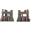 Forward Guard Corner Bunkers Miniature Terrain for Wargames and RPGs 28/32mm Scale view 2
