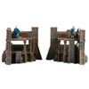 Forward Guard Corner Bunkers Miniature Terrain for Wargames and RPGs 28/32mm Scale view 3