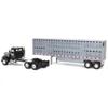 Big Farm 1/16 Peterbilt 367 Semi with Livestock Trailer and 4 Cows 47600 view 4