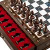15 Unique Handmade Chess Set  Handmade Wooden Storage Board with Metal Chess Pieces  Luxury Gift for Men and Collectors  Gift for Dad (Purple) view 1