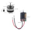 RC Car Motor Mount 540 Brushed Motor with 1/3 Reduction Planetary 15T Gear for 1/10 RC Crawler Car (80T) view 2