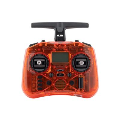 RadioMaster Pocket Portable Remote Controller Hall Gimbal EdgeTX Built in LED Light Mode 2 Batteries Not Included (Orange, ELRS)