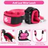 Lehoo Castle Toddlers Leash for Walking + Key Lock Design Anti Lost Wrist Link, 3 in 1 Baby Leash Kids Wrist Link for Toddlers Boys, Safety Harness Belt Strap Wristband view 2