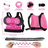 Lehoo Castle Toddlers Leash for Walking + Key Lock Design Anti Lost Wrist Link, 3 in 1 Baby Leash Kids Wrist Link for Toddlers Boys, Safety Harness Belt Strap Wristband view 4