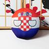 GANGKJDS 7.9inch 3.9inch Polish Ball, Country Ball, Mexico, Kuwait, Vatican City, Sudan, Croatian Country Ball, Country Ball, Various Flag Decorations(Croatia,20cm) view 1